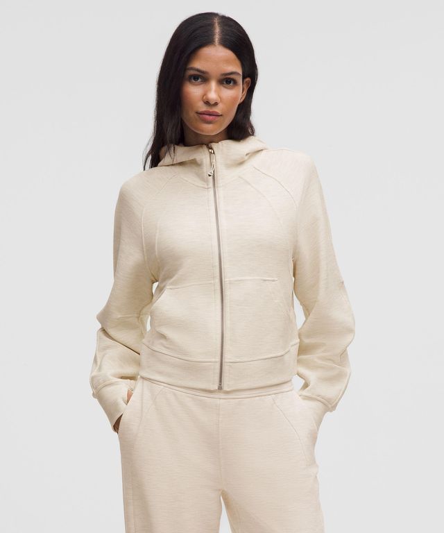 Scuba Oversized Full-Zip Hoodie - Natural - lululemon athletica Sweats