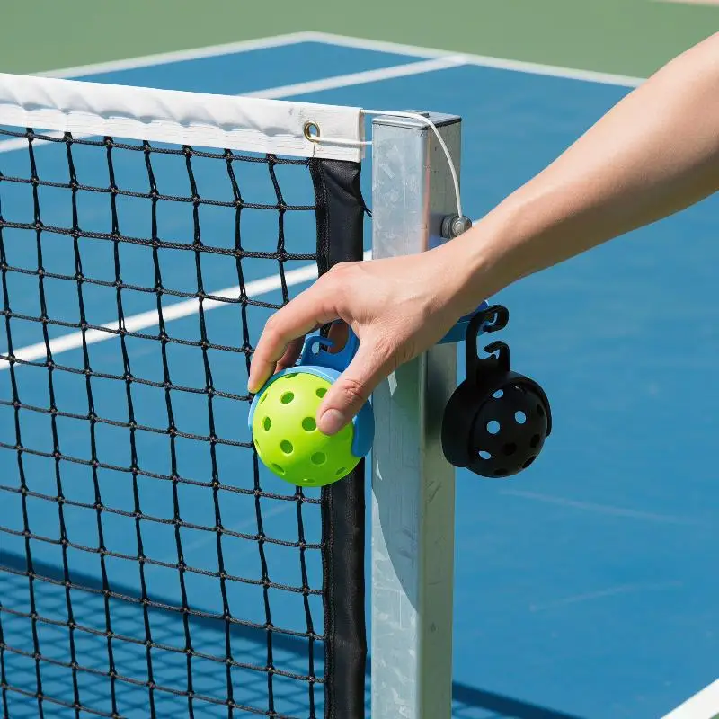 Pickleball-Tennisnetz-Klemme Kunststoffhalterung für Schnelle Montage im Freien Image