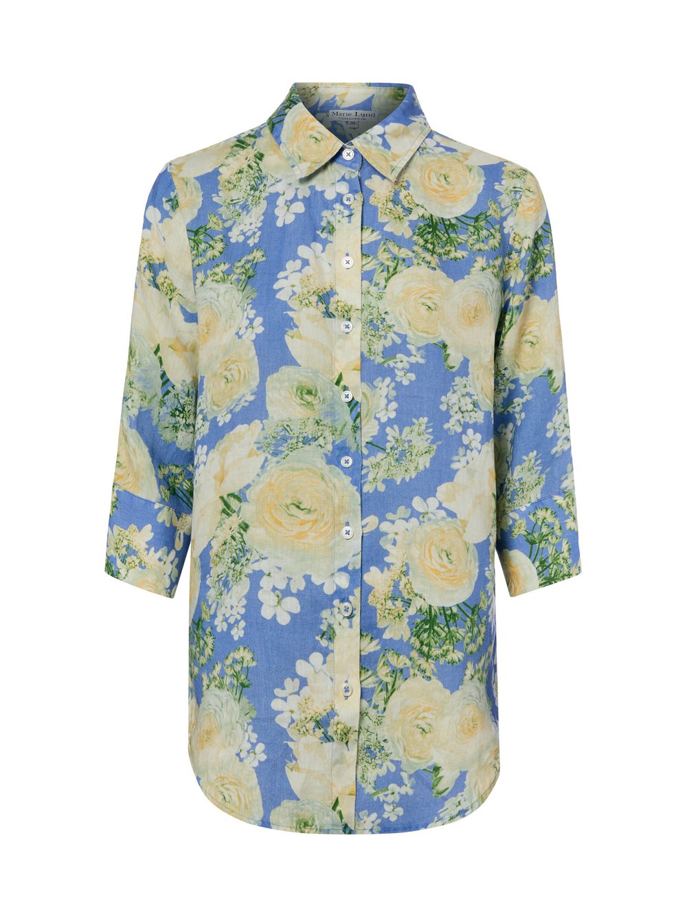 Marie Lund Leinenbluse Damen royal, 48 Image