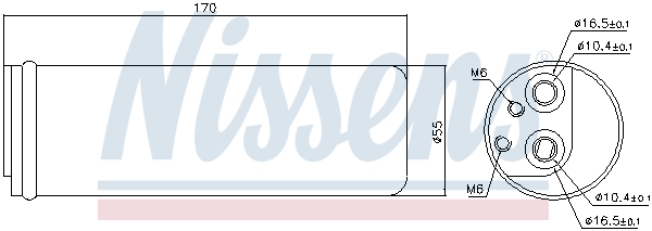 NISSENS Trockner, Klimaanlage 95321 für Vaughall Image