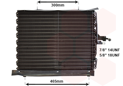 VAN WEZEL Kondensator, Klimaanlage 30005169 für Mercedes Image