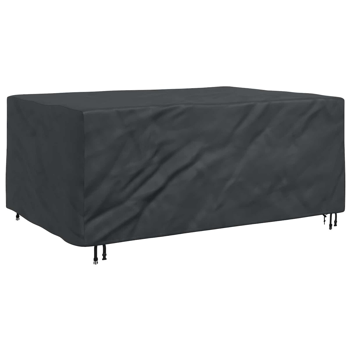 vidaXL Möbelbezug Uni Schwarz 230 x 165 x 80 cm 420D Image