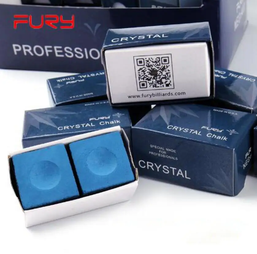 FURY-Billardkreide, Poolkreide, Zubehör für Wettkämpfe, Snooker, Profispieler, Queue-Kreide, 1 Stück, 2 Stück Image