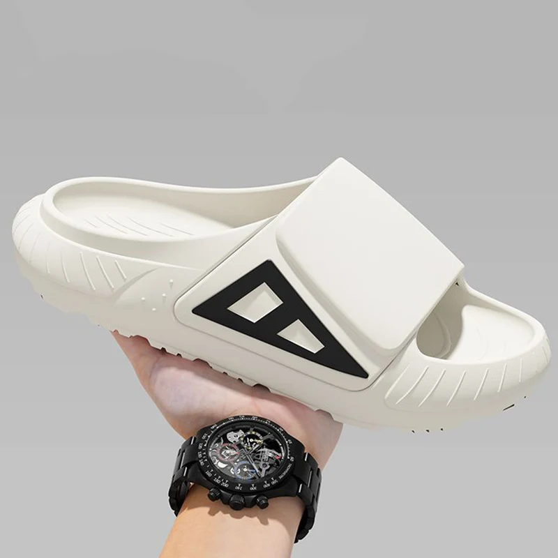 Sommer Outdoor Sportpantoffeln mit Dicker Sohle für Damen, Komfortable Eva Weichsohlen-Hausschuhe, Rutschfeste Strandsandalen in Übergrößen bis 45 Image