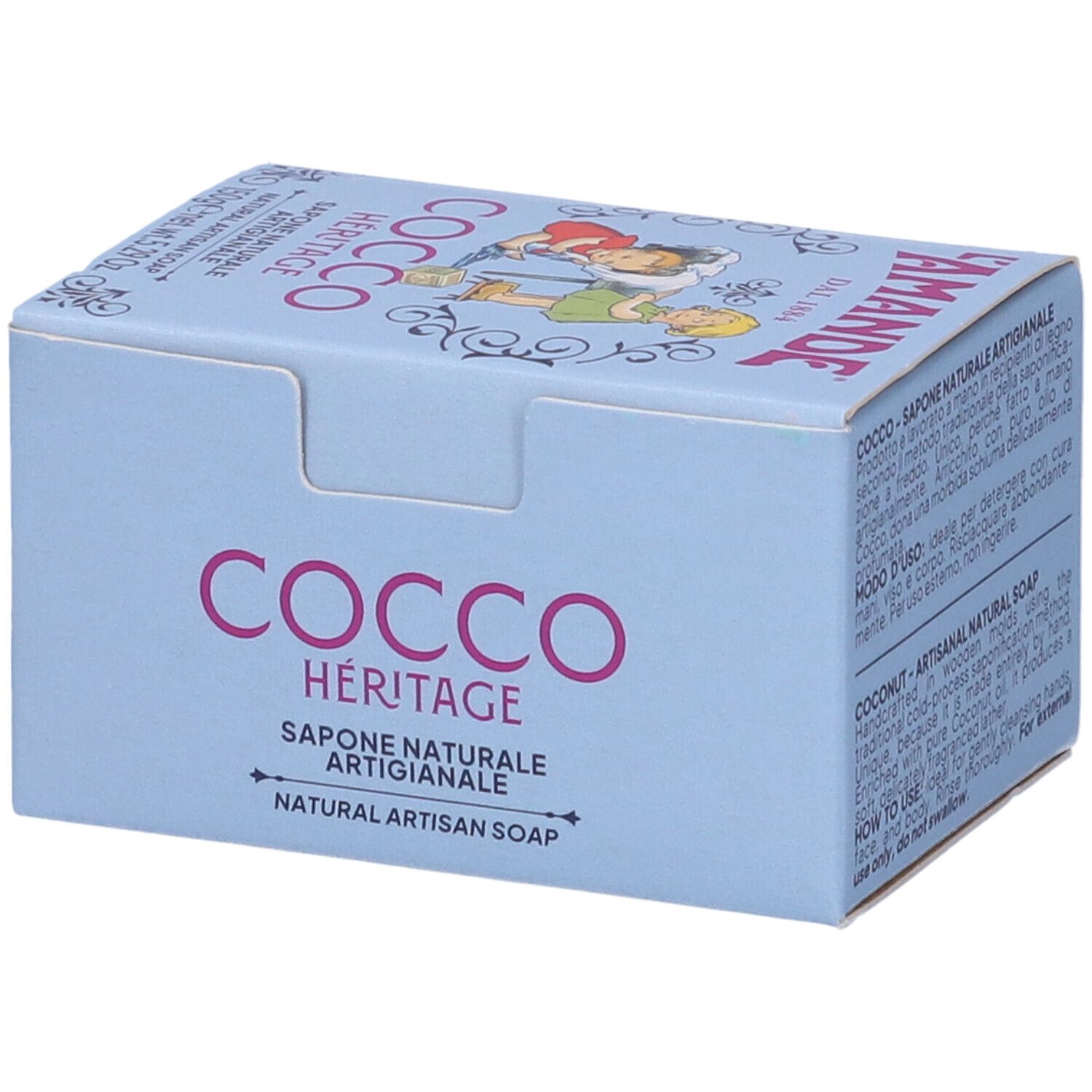 L'Amande Sapone Naturale Artigianale Cocco 150 g Soluzione