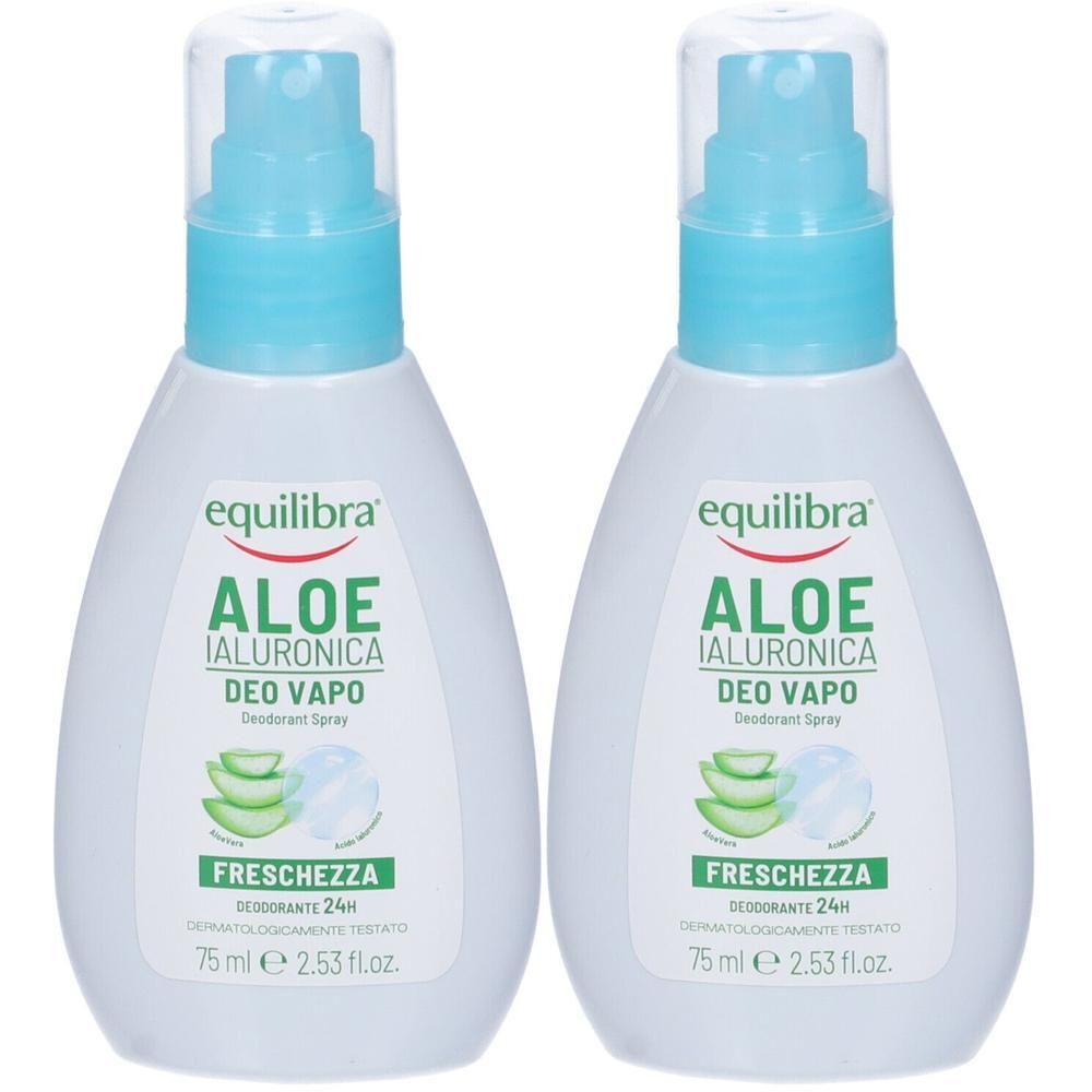 Equilibra Aloe Ialuronica Deo Vapo Deodorante Spray 2x75 ml
