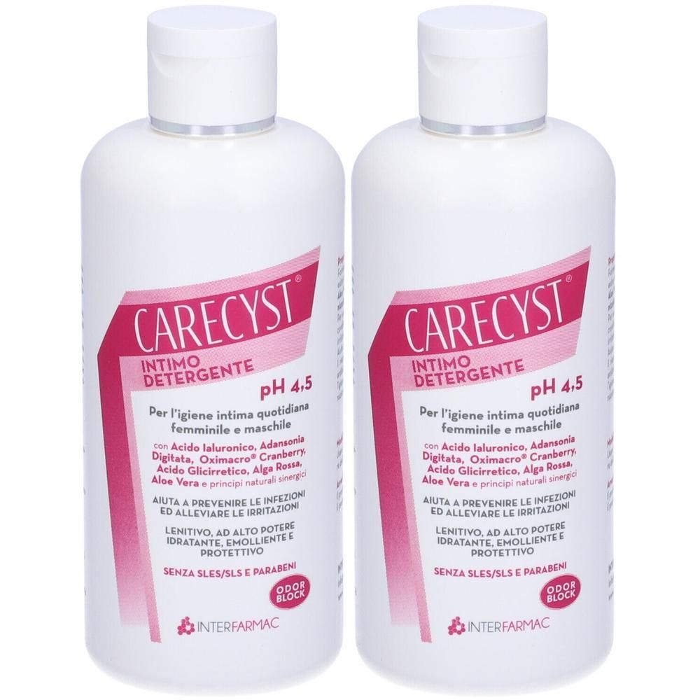 Carecyst Intimo Detergente 2x250 ml