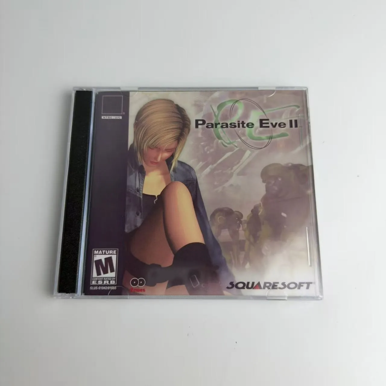Hochwertige Reproduktionsscheibe für Sony PS1: Parasite Eve II (US-Vibrationsversion, ohne Anleitung) Image