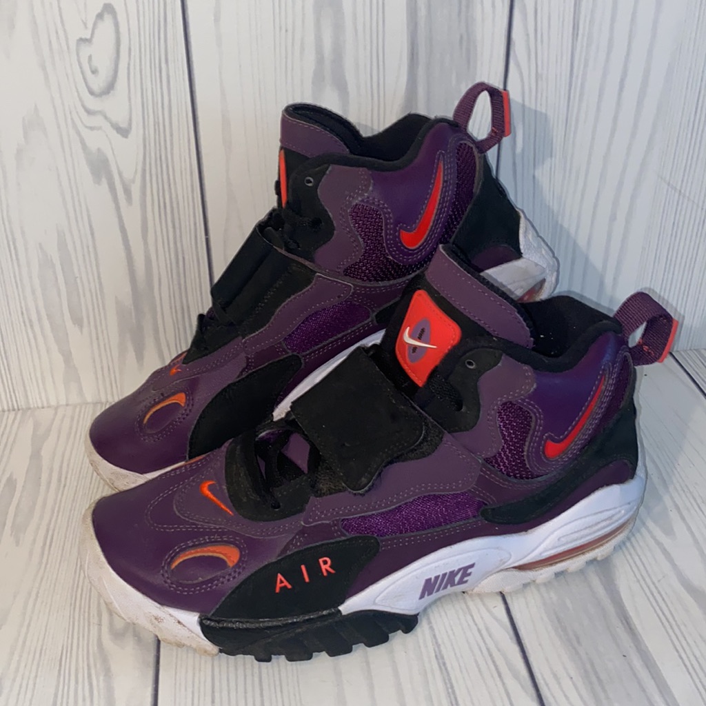 Nike Shoes | Men's Nike Air Max Speed Turf Shoe | Color: Black/Purple | Size: 8