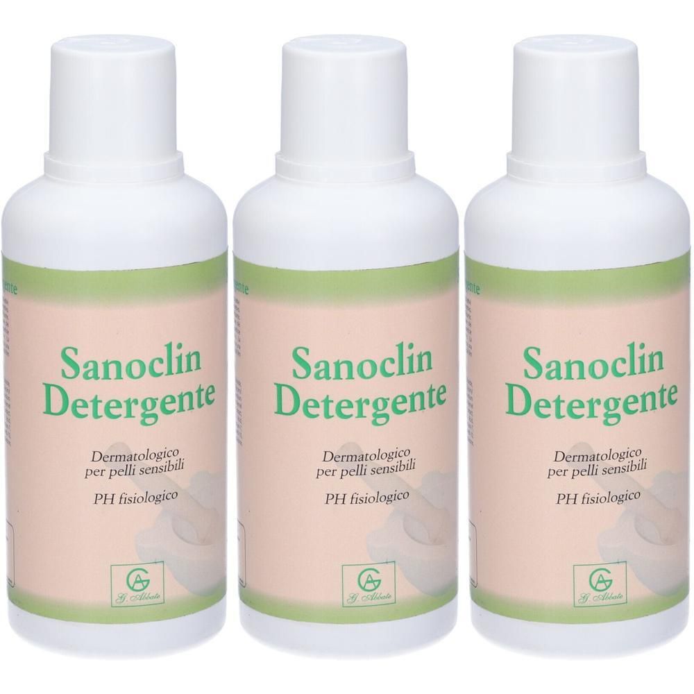 Sanoclin Detergente Dermatologico 3x500 ml