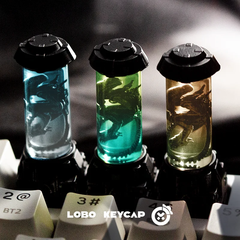 Tastatur mit Lichtübertragung, Tastenkappen-förmige Serie, maßgeschneidertes Esc C4-Einzelcharakter-Ersatz-Computer-Peripheriezubehör Image
