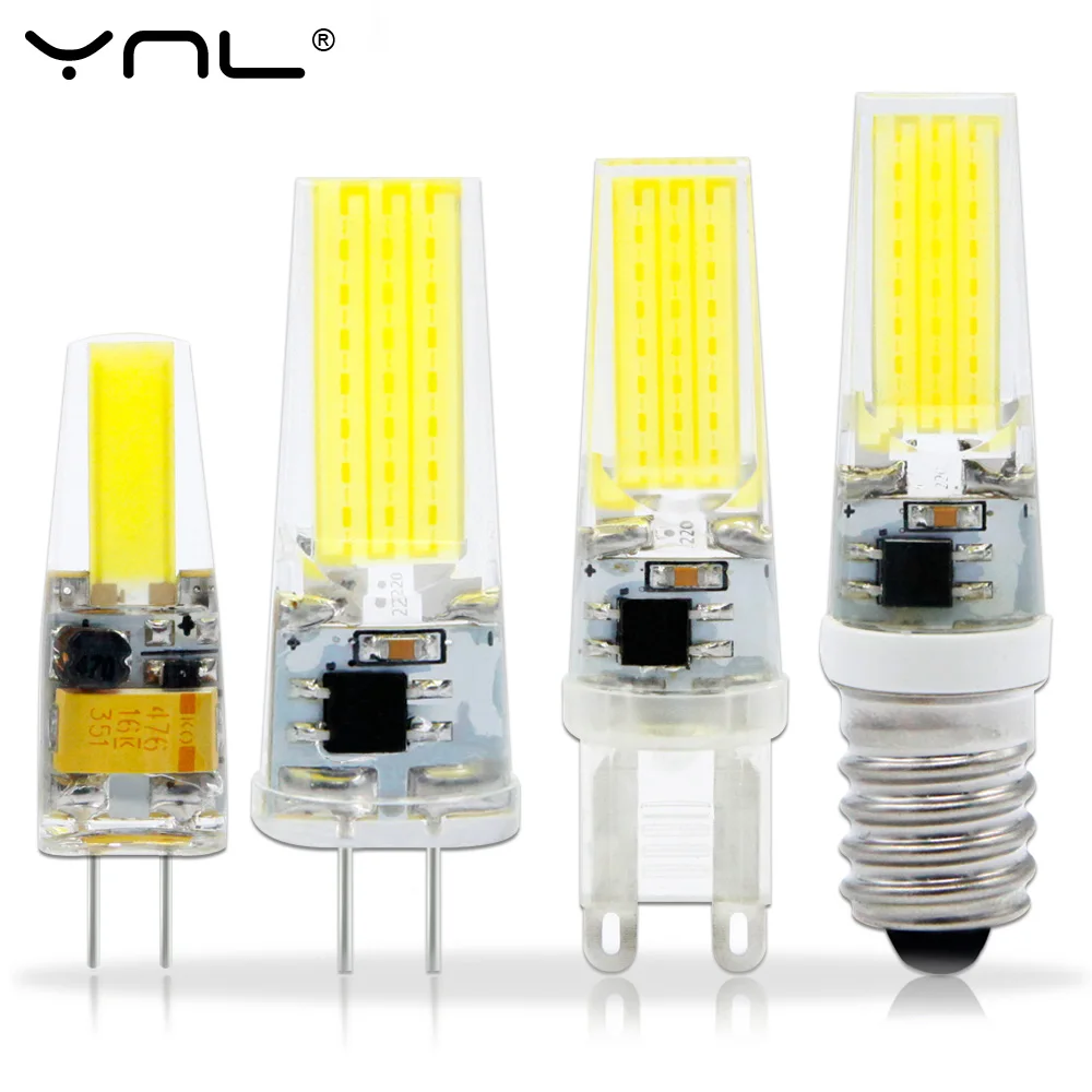 G4 LED COB Lampe Dimmbar 6W 9W COB LED Birne E14 AC/DC 12V 220V Lampada LED G9 COB Strahler Kronleuchter Beleuchtung Ersetzen Halogen