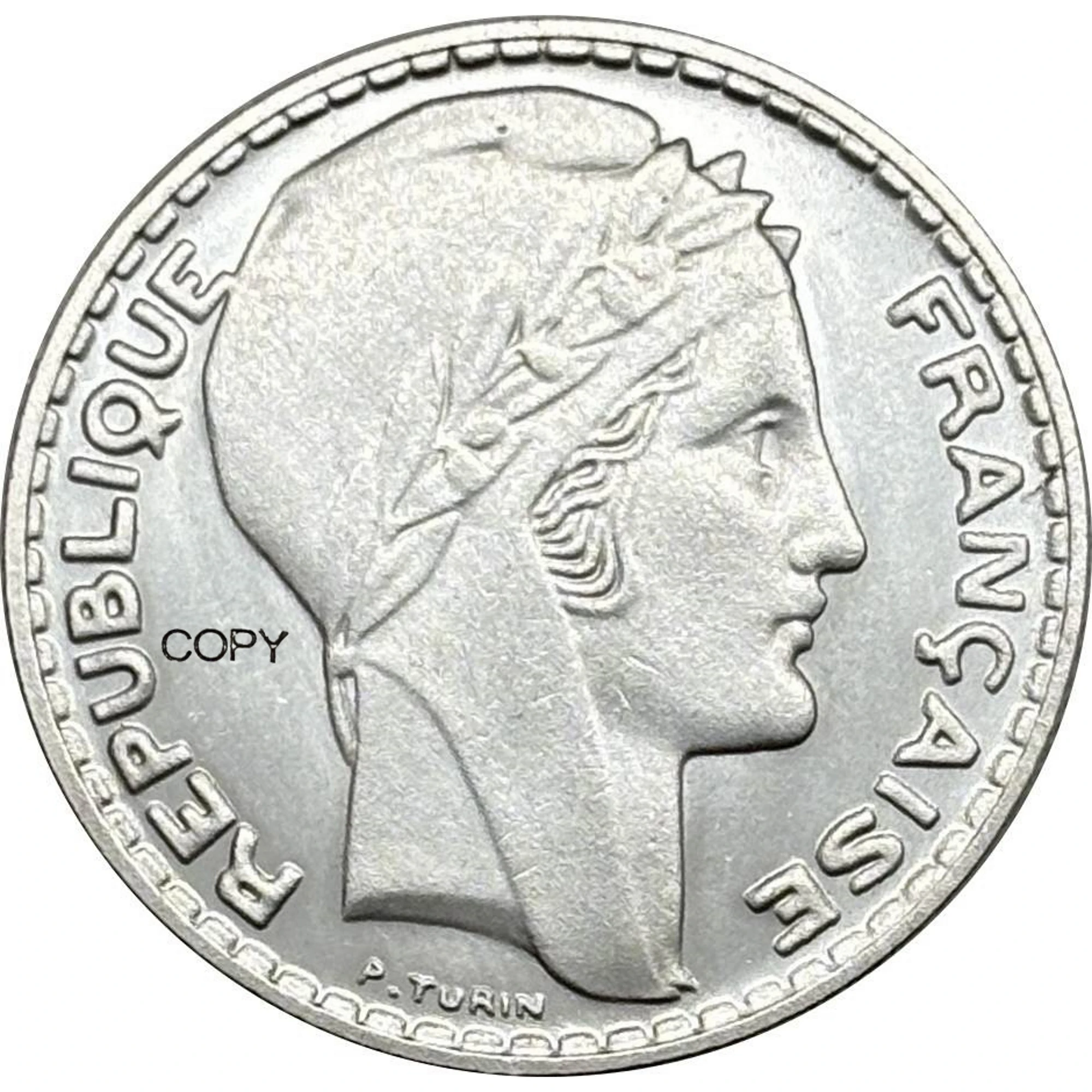 Frankreich 10 Franken 1930 1931 1932 1933 1934 Liberte Republic Versilberte Kopie Gedenkmünze Moneda Sammlermünzen Image