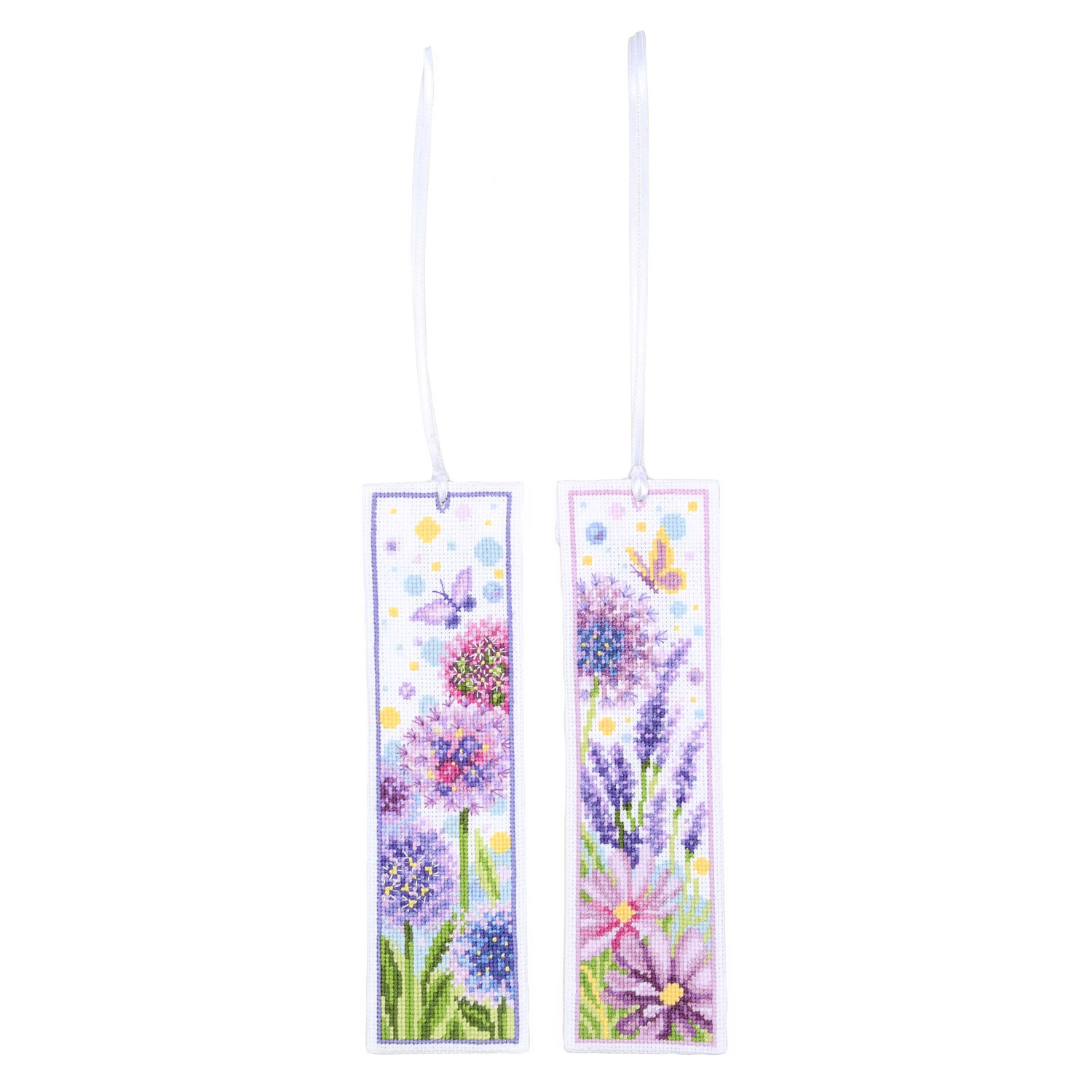Lesezeichen Pusteblume lila