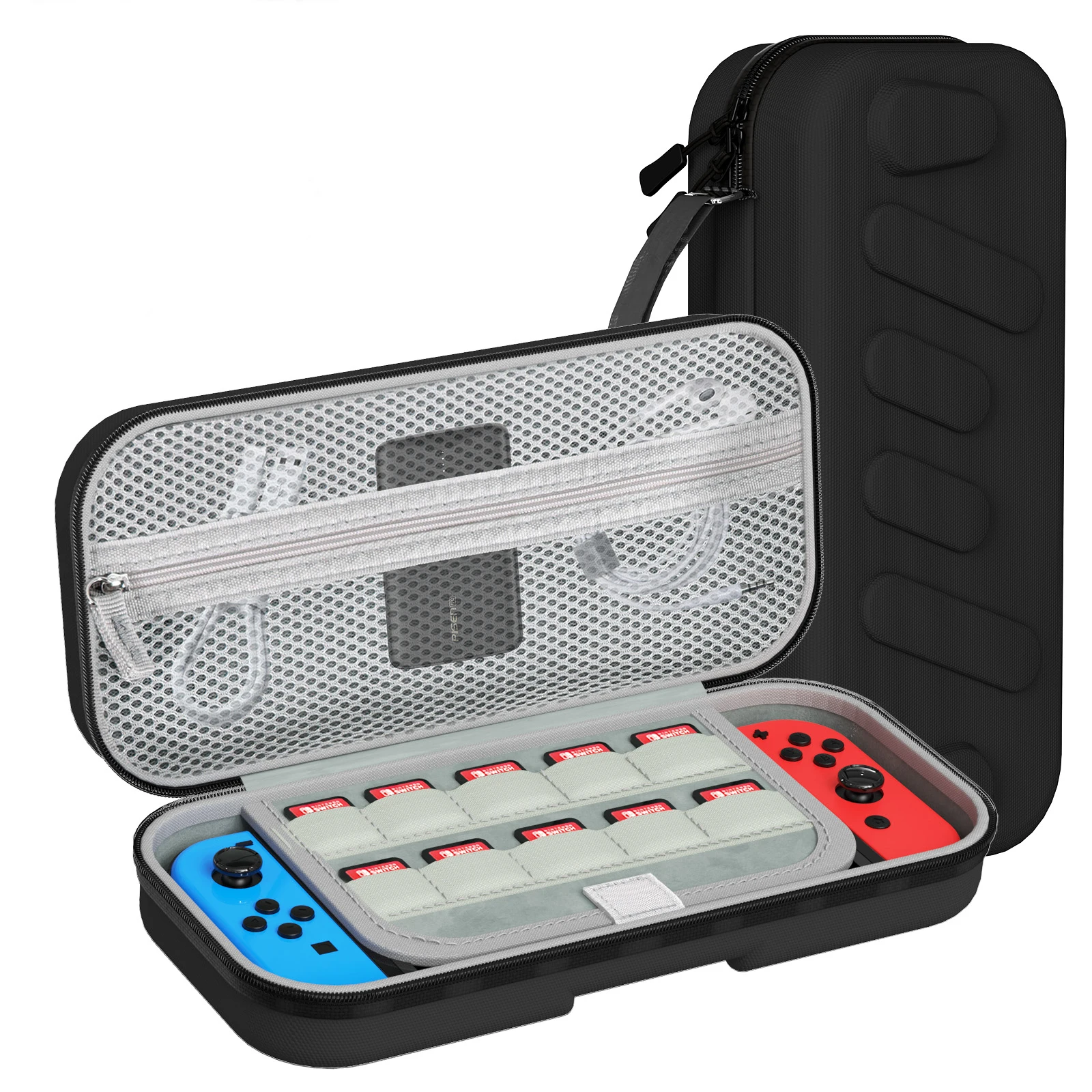 Hartschalen-Tragetasche kompatibel mit NS Switch/OLED – für Konsole und Zubehör, tragbare Hartschalen-Tasche, Reisetasche Image