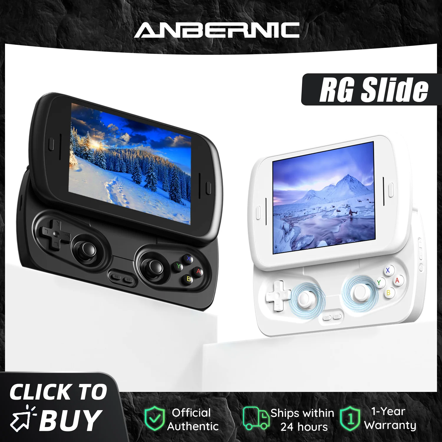 Anbernic RG Slide Handheld 4,7-Zoll LTPS In-Cell Display 1280*960 Bildschirm Spielkonsole Retro-Videospiel-Player Android 13 5000mAh Image