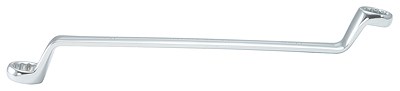 Ks Tools CHROMEplus Doppel-Ringschlüssel, gekröpft, 11/16x3/4 [Hersteller-Nr. 518.3107] Image