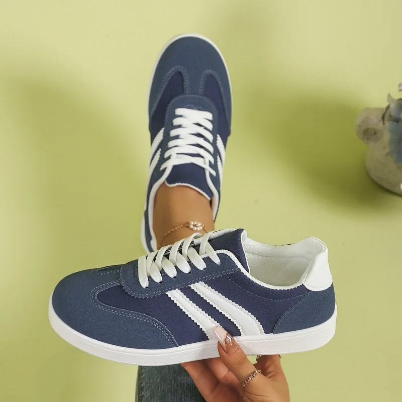 2026 Sommer Sportschuhe für Damen – Leichte Schnür-Trainingssneaker für Damen, Größe 43, flache Sportschuhe für Frauen