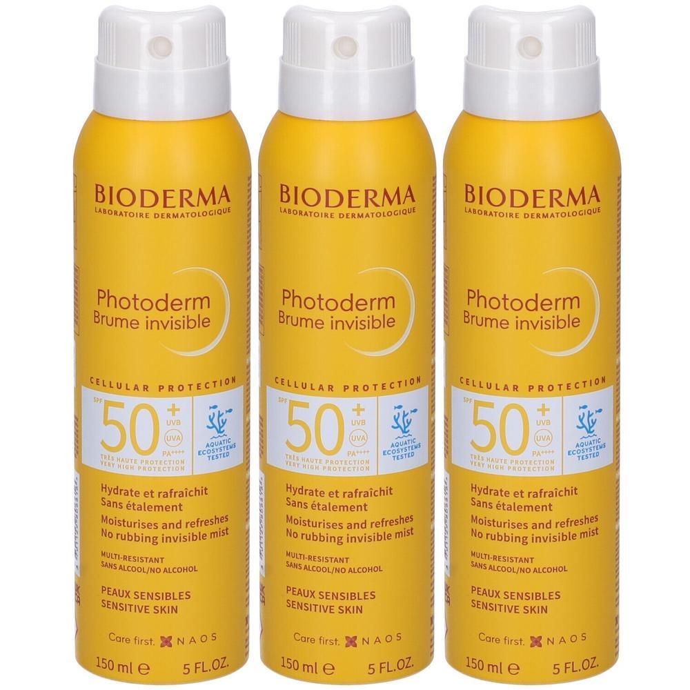 BIODERMA Photoderm Brume Invisible Spray SPF50+ 3x150 ml