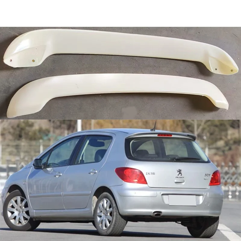 Aileron de toit pour Peugeot 307 2001 2002 2003 2004 2005 2006 2007 2008, spoiler de coffre, spoiler de toit 2001-2008 Peugeot 307