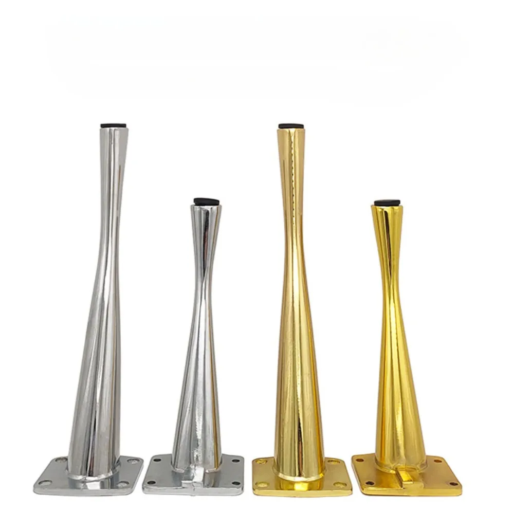 Pieds de meuble TV dorés de luxe légers, pieds de Table de canapé et de chaise, pieds de Support de Table basse, quincaillerie de meubles