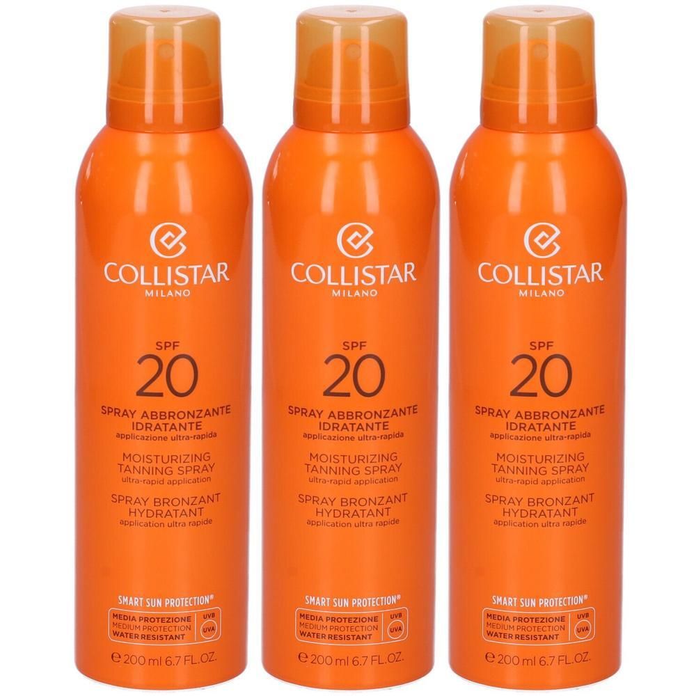 Collistar Spray Abbronzante Idratante SPF20 3x200 ml