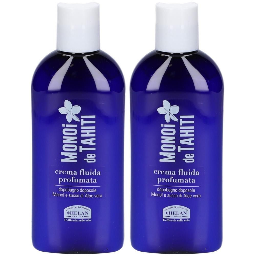 Helan Monoi De Tahiti Crema Fluida Profumata 2x200 ml per la pelle