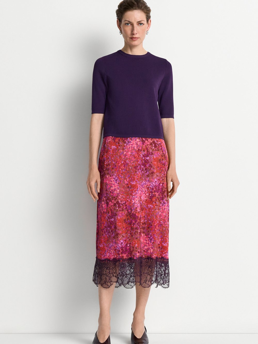 Rich & Royal Midirock Damen rot, M