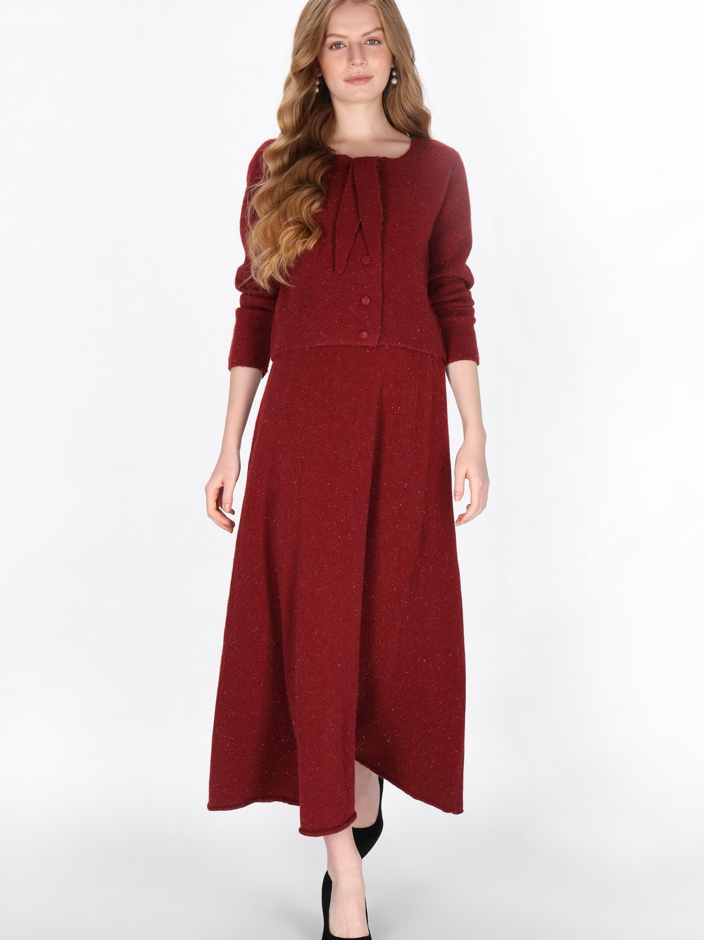 Dreimaster Rock Damen bordeaux, M/L