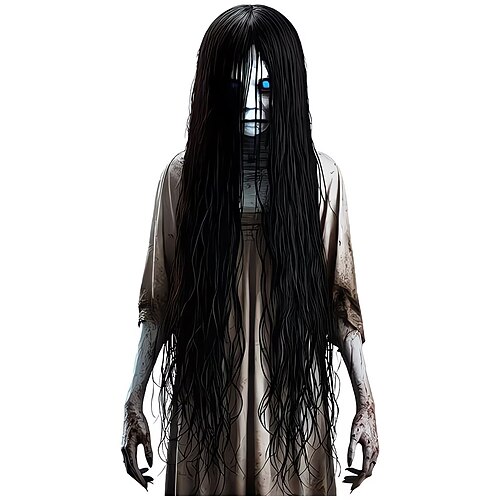 Adesivi per finestre rotte di Halloween, spaventosi adesivi rimovibili in PVC per finestre, decorazioni horror autoadesive per pareti e vetri per casa, camera da letto, soggiorno, casa stregata,