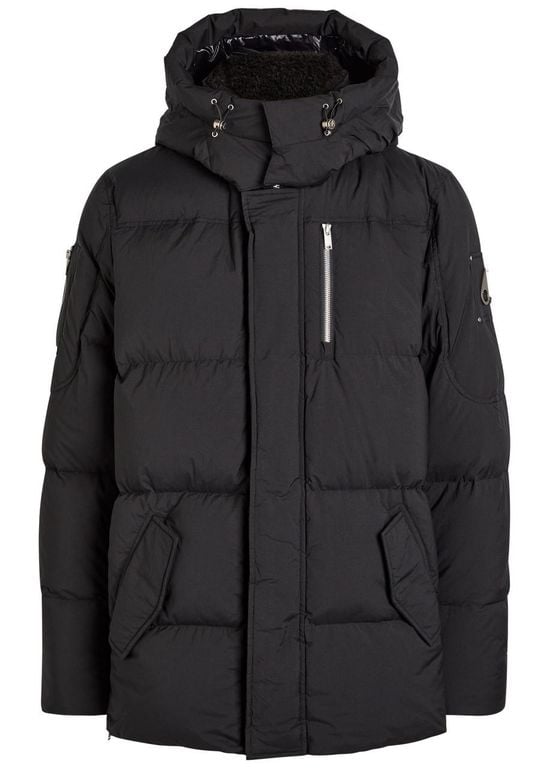 Everest 3Q Shell Puffer Coat - Black - Moose Knuckles Jackets