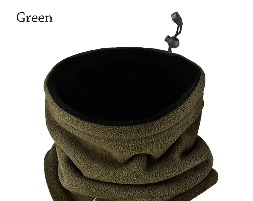 ArcticShield Fleece Neck Gaiter Winter Neck Warmer For Skiing Cycling And Outdoor Adventures green