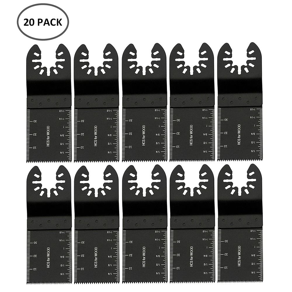 Universal Oscillating Multi Tool Saw Blade Set 20 Pack