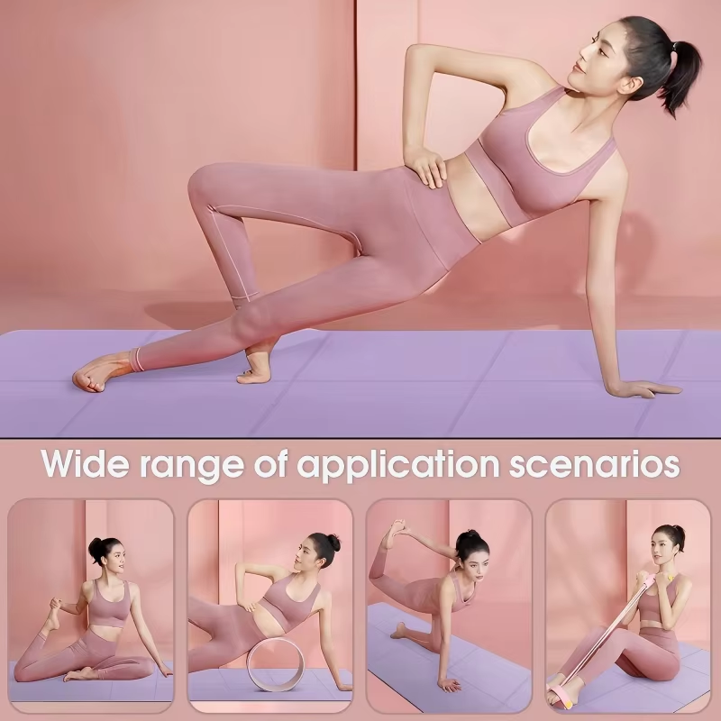 Purple Yoga Mat Anti Skid EVA Exercise Mat For Pilates Fitness And Home Workouts Purple Yoga Mat Anti Skid EVA Exercise Mat For Pilates Fitness And Home Workouts