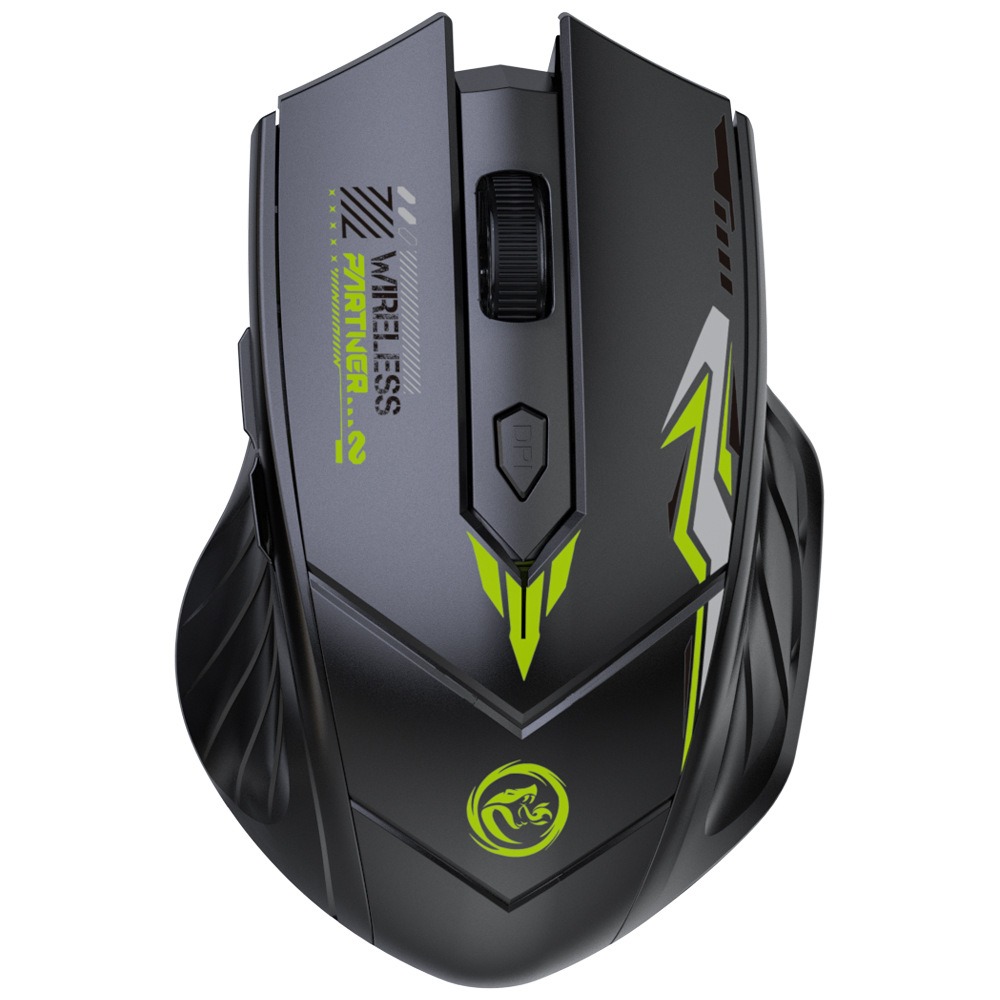 Dual Mode Wireless Bluetooth Mouse Rechargeable Silent LED Mouse For Laptop PC & Tablet black