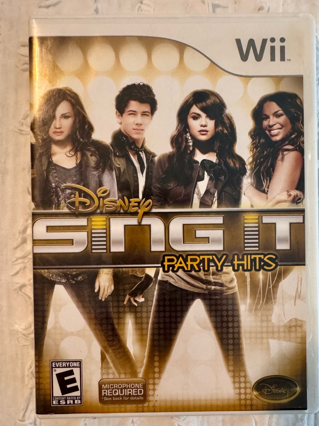 Disney Video Games & Consoles | Disney Sing It Party Hits Wii Game - Gold, White, Black | Color: Gold/White | Size: Os
