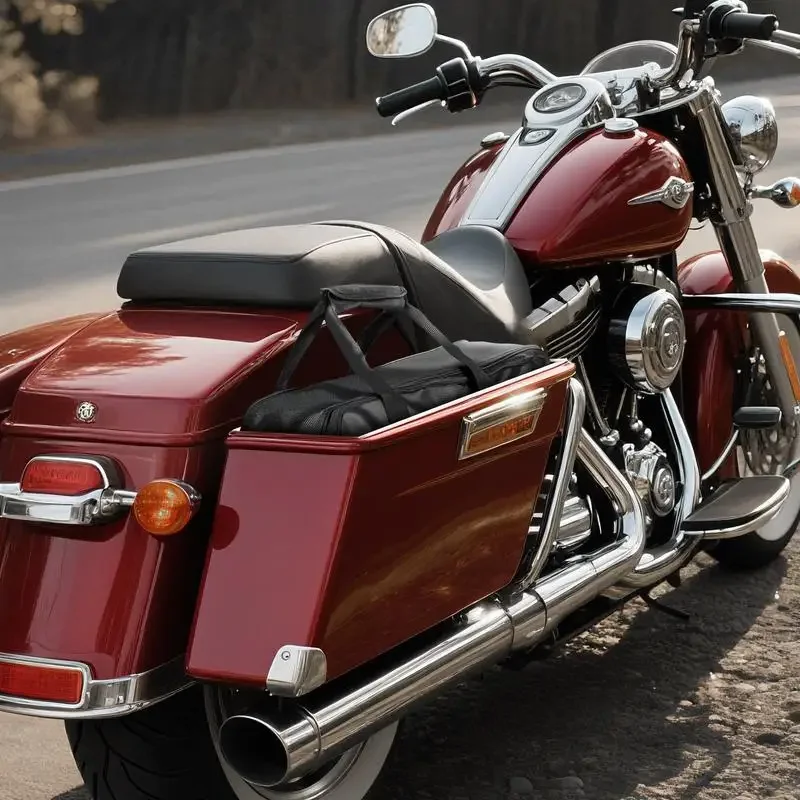 Motorrad-Satteltaschen-Innentasche, 18 L, aus Oxford-Gewebe, kompatibel mit Harley Davidson 1993-2022 Touring Road/Street Glide/Electra Glide/Road King, schwarz