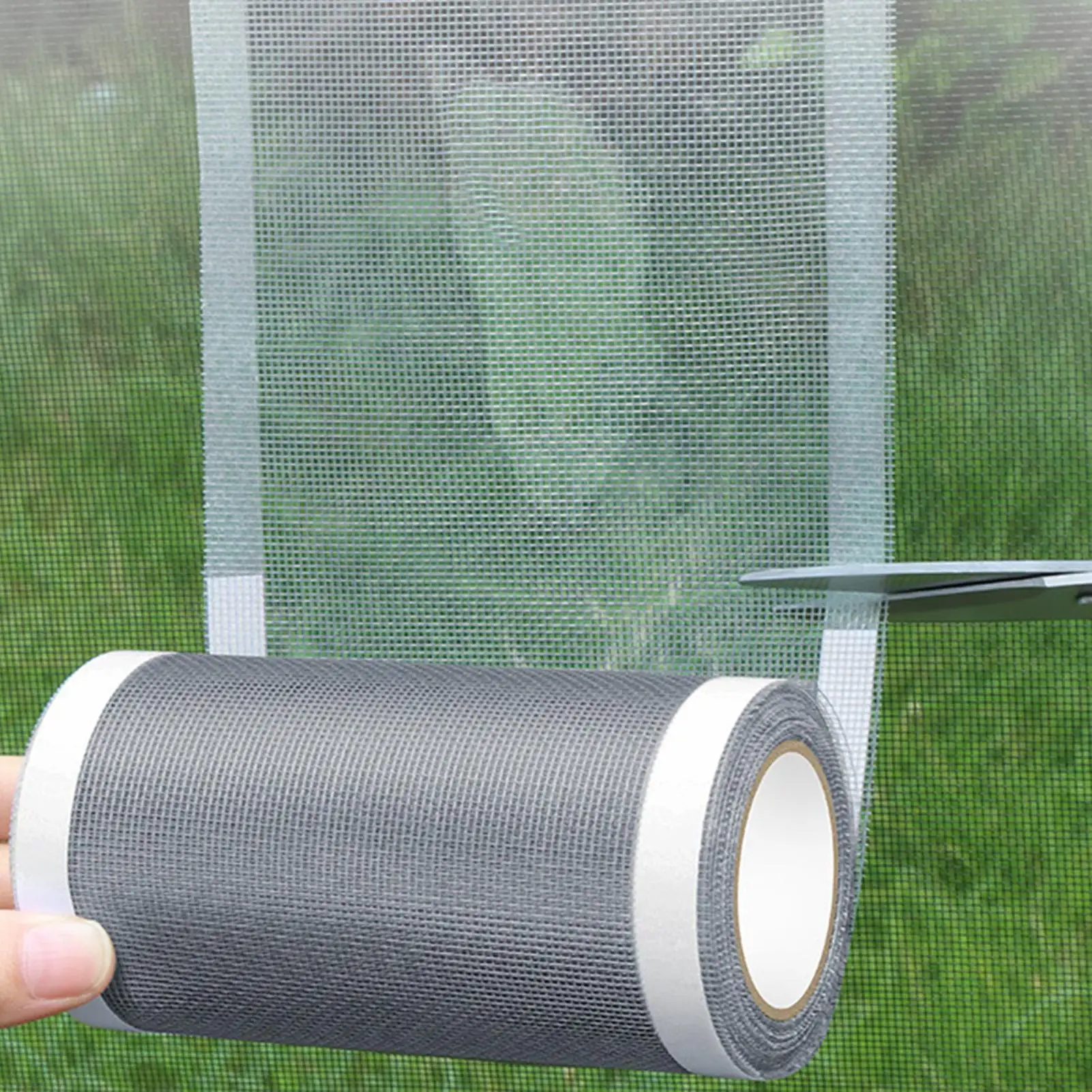 1 Rolle Reparaturband aus Kunststoff für Fenster und Türen - Reparatur von Moskitonetzen, Bodenablauf mit Insektenschutz