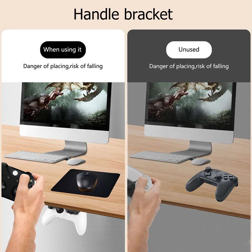 Game Controller Hanging Rack Handle Gamepad Bracket Gamepad Holder Stand for Xbox One Xbox 360 Xbox One/Series S/X