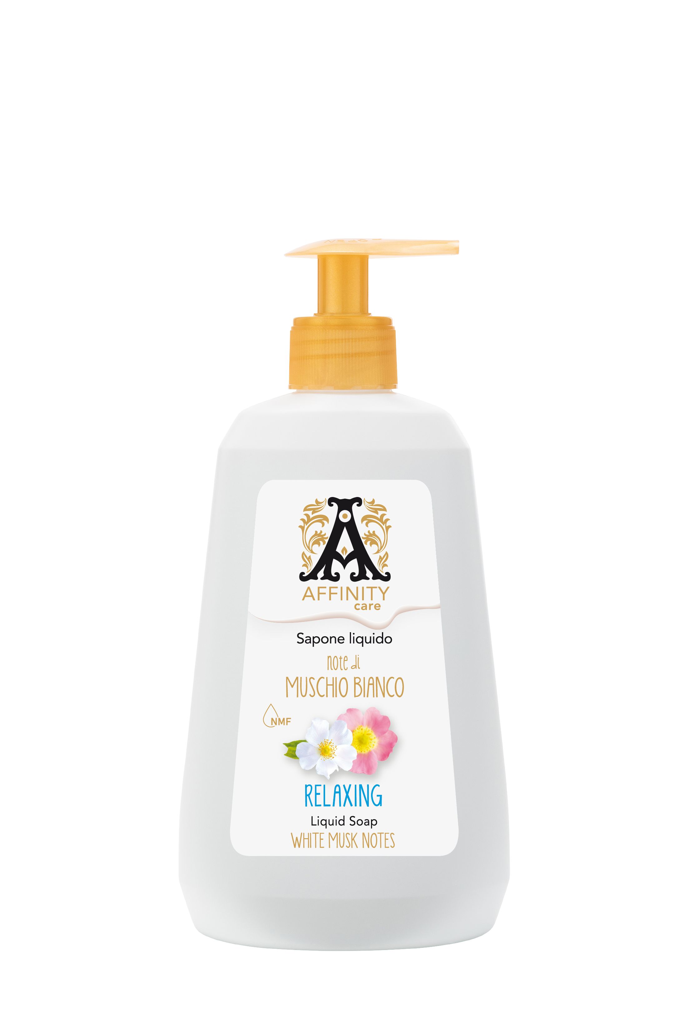 AFFINITY sapone liquido muschio bianco 500 ml Sapone