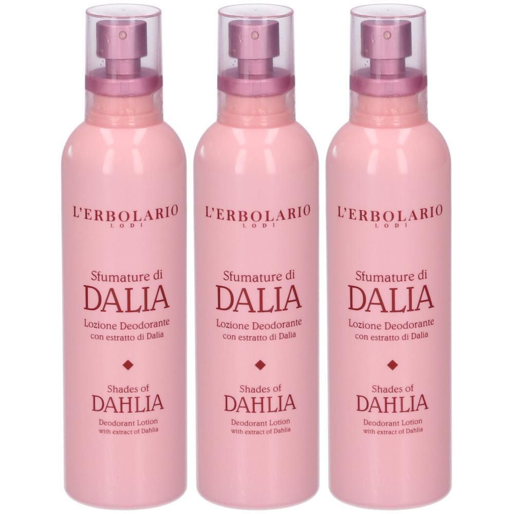 L`Erbolario Lozione Deodorante Sfumature di Dalia 3x100 ml