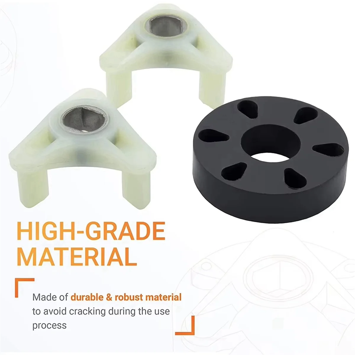 (AD11] Washing Machine Direct Drive Coupler, Washing Machine Accessories 8-Pack, for and , Model 285753A