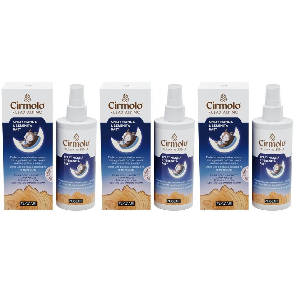 Cirmolo Spray Nanna&Serenita' Baby 3x100 ml