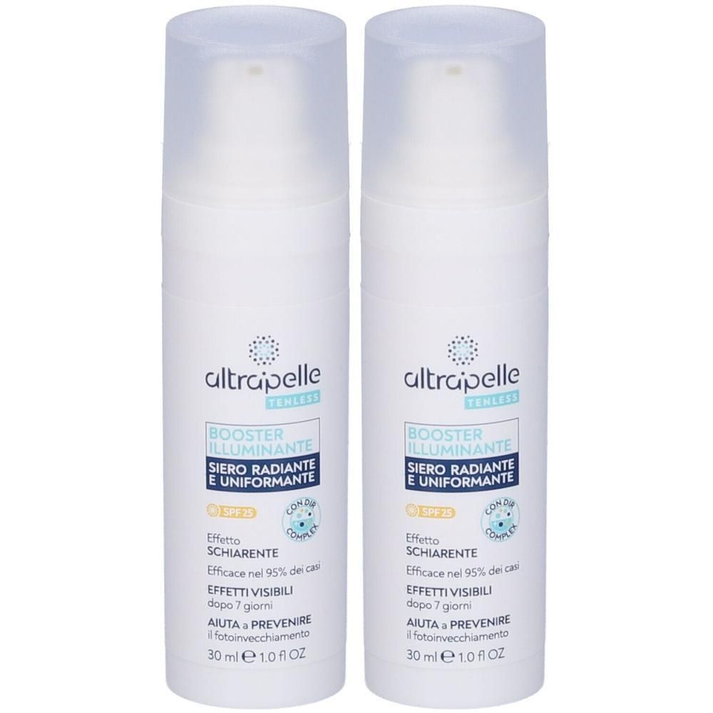 Altrapelle Tenless Booster Illuminante Siero Radiante e Uniformante 2x