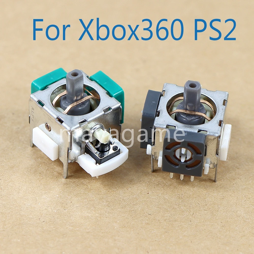 100pcs For XBOX 360 Xbox360 PS2 Controller Joystick 3D Analog Stick Sensor Repair Parts Joystick Handle with alps