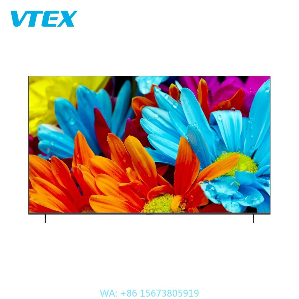 Téléviseur intelligent 55 65 75 85 pouces, écran large, Smart TV, téléviseur plat UHD, téléviseur LCD Android sans cadre, téléviseurs LED 4K fins