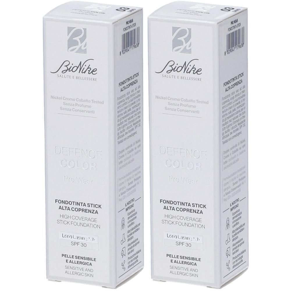 Bionike Defence Color Pro Wear Fondotinta Stick Alta Coprenza N3 Sand