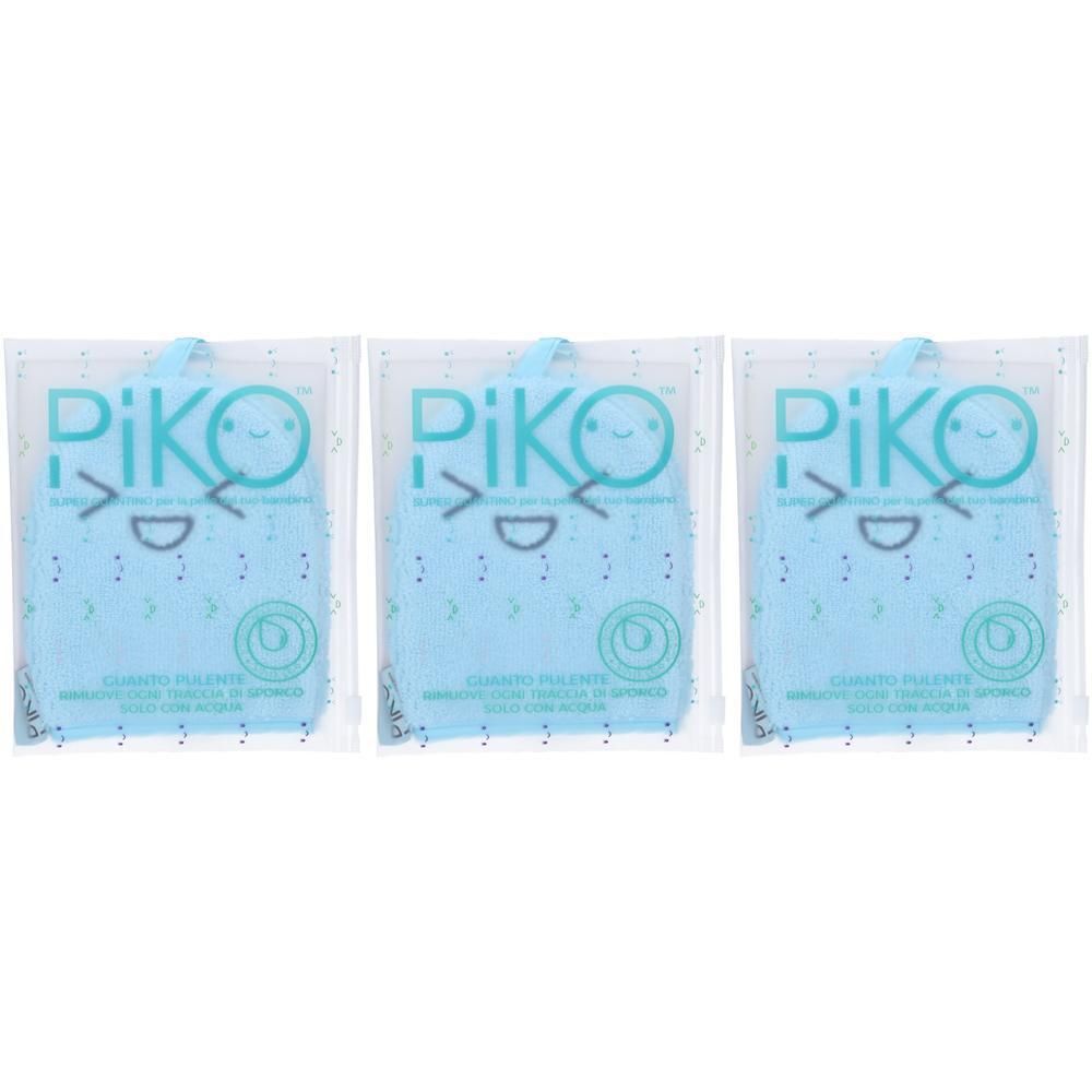 GR Farma PIKO Guanto in Microfibra Azzurro 3x1 St