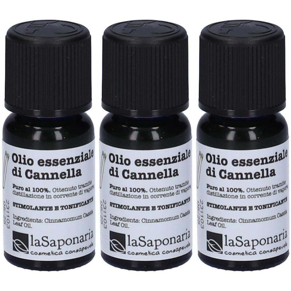 La Saponaria Olio Essenziale Cannella Bio 3x10 ml