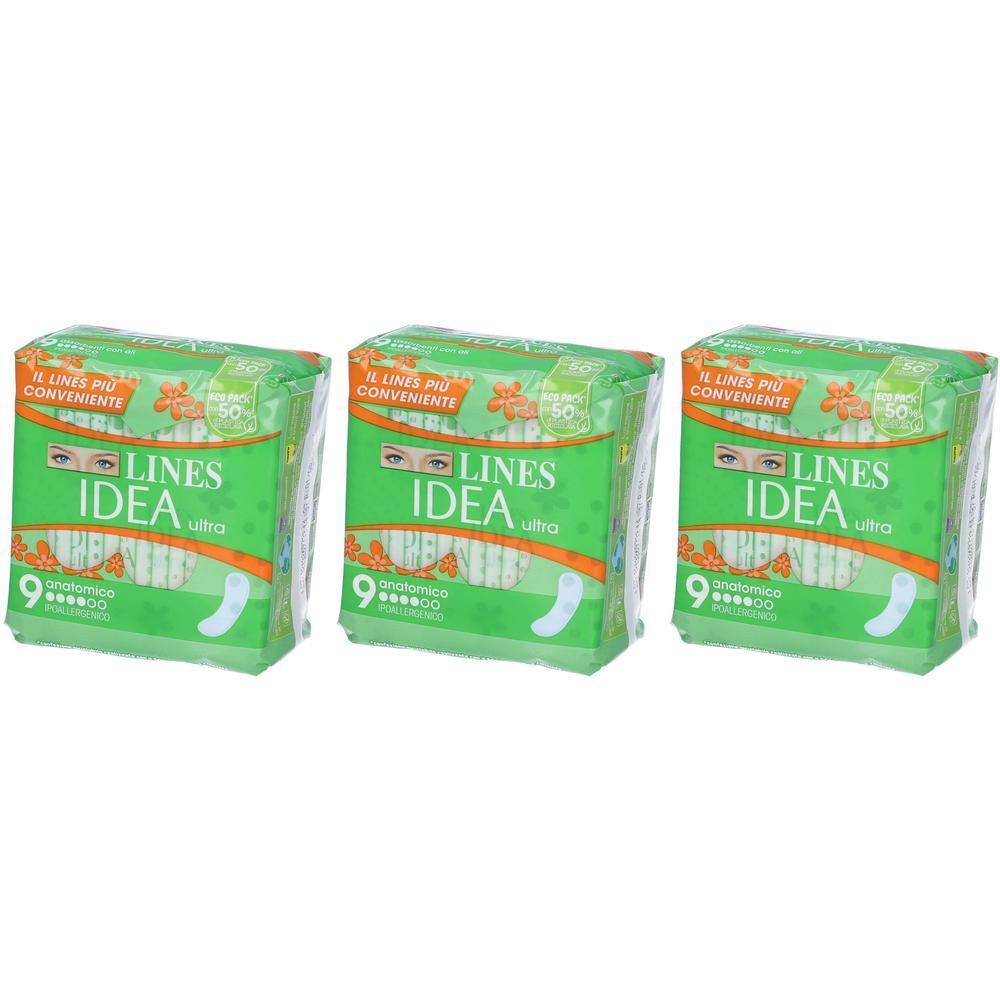 Lines Idea Ultra Assorbenti 3x9 St